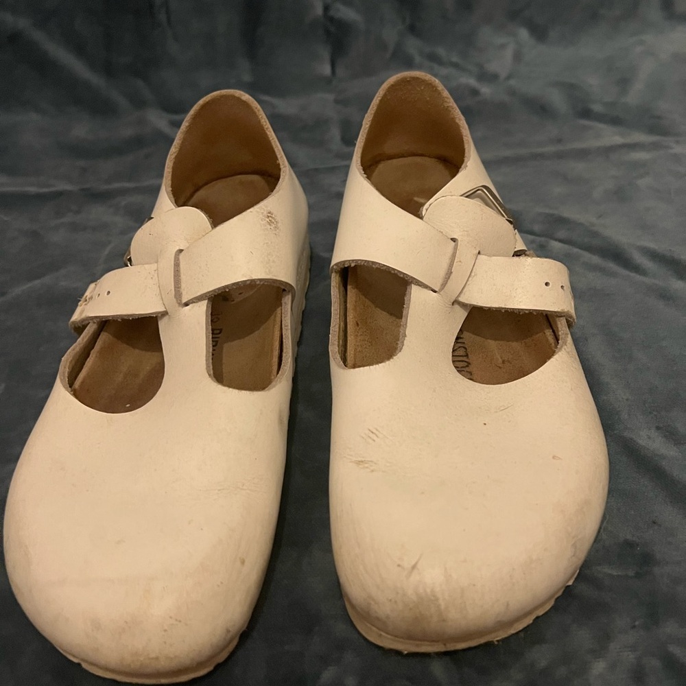 White Mary Jane vintage Birkenstock
